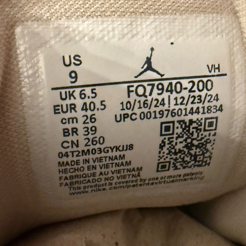 Nike Air Jordan 4RM Women’s Shoes Size 9 Legend Light Brown New without Tags - Picture 7 of 7